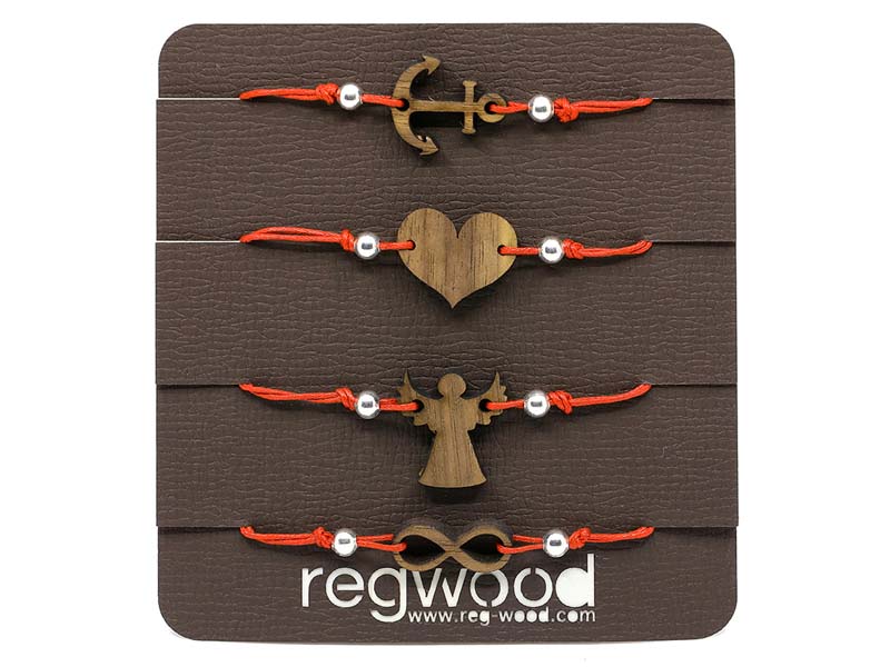 Lesene zapestnice komplet 2